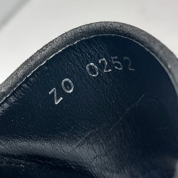 Givenchy Silver Crystal Black 4G Heel Slip on Sandal - Picture 3 of 11